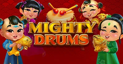 Mighty Drums slot at Ruby Slots Casino