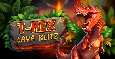T-Rex Lava Blitz slot at Ruby Slots Casino